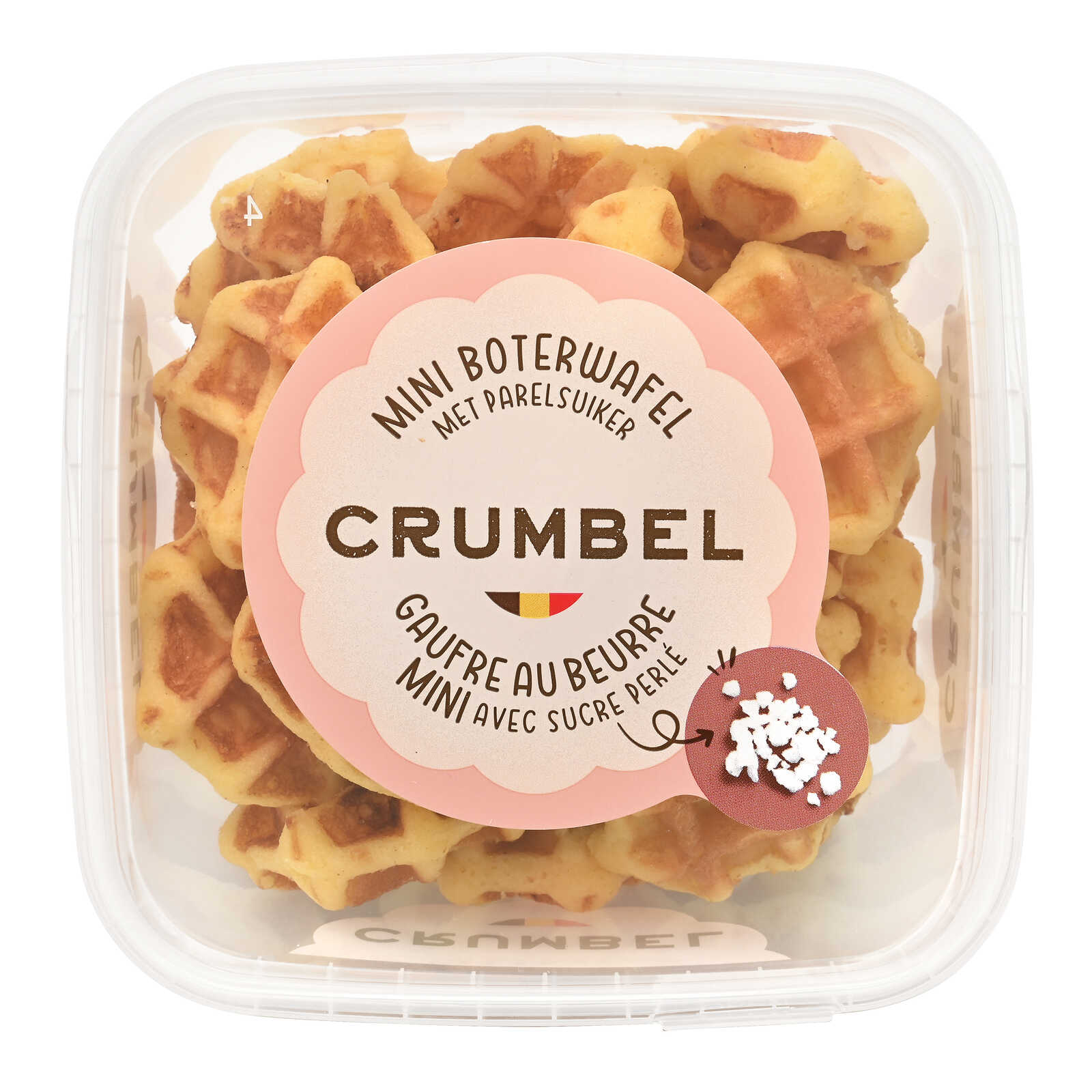 Crumbel Wafel | Mini | Parelsuiker