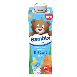 Bambix | Lait de Croissance | Biscuits | 12M+ 3 x 25 cl