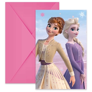 Disney | Decorata party | Uitnodigingen + enveloppen | Frozen 