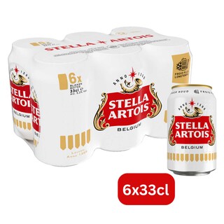 Stella Artois | Pils | 5,2% alc 6 x 33 cl