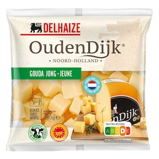 Delhaize | Blokjes | Oudendijk | Jong 180 gr