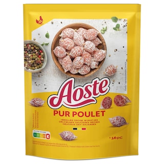 Aoste | Snack | Mini salamis | 100% Kip 80 gr