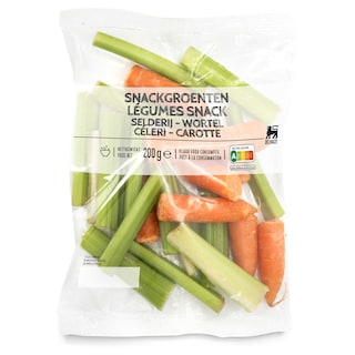 Delhaize | Snoepgroenten | Bleekselderij | Wortel 