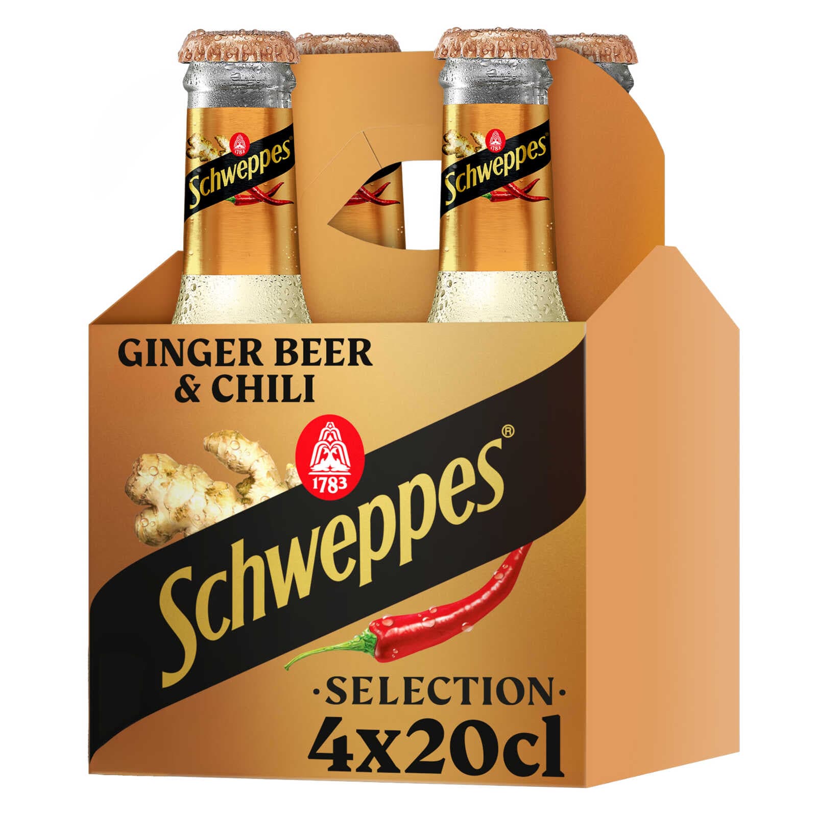 Schweppes 4x20cl |Ginger beer & chili