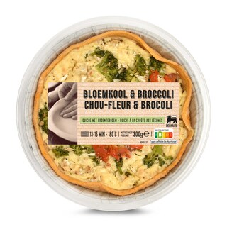 Delhaize | Quiche | Bloemkool | Broccoli 300 gr