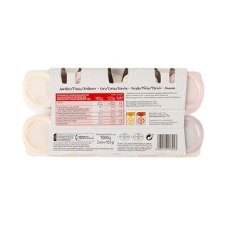 Delhaize | Yaourt | Entier | Fruits 8 x 125 gr