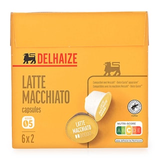 Delhaize | Café | Latte Macchiato | Dolce Gusto caps 