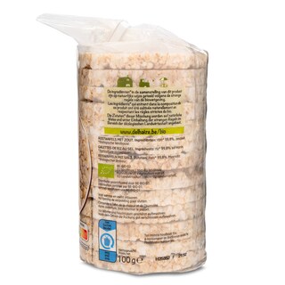 Delhaize | Bio | Rijstwafels | met zout | Bio 100 gr