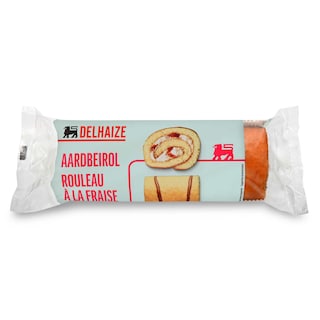 Delhaize | Cake | Rouleau Fraise 