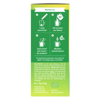 Purasana | Thé | Matcha | Poudre | Bio 6 x 2 gr