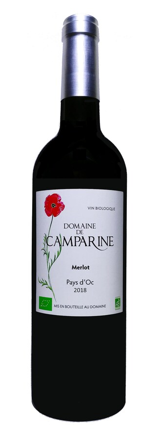 France - Frankrijk | Midi de la France - Oc IGP | La Camparine Merlot Rood 18 | Bio 