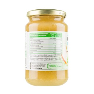 Delhaize | Compote de pommes | Morceaux | Sans sucre 