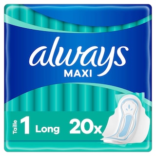 Always | Maxi | Serviettes | Long | Ailettes 
