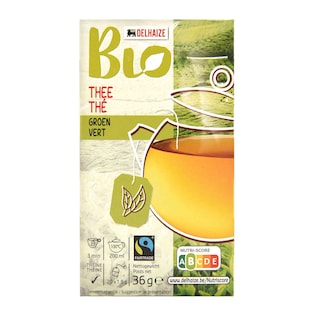 Delhaize | Bio | Thé | vert | Bio | Fairtrade 