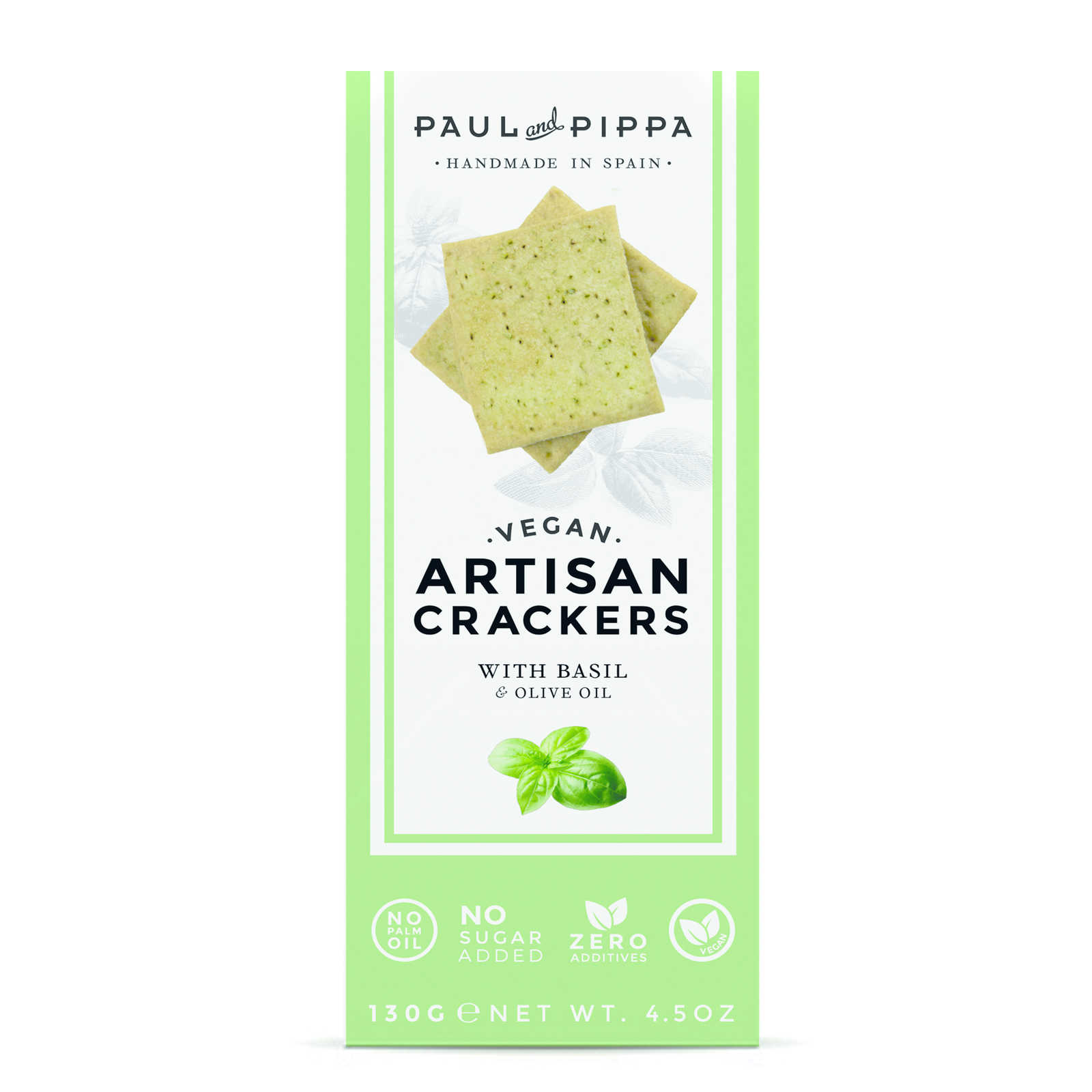Paul&Pippa | Crackers | Basilic 