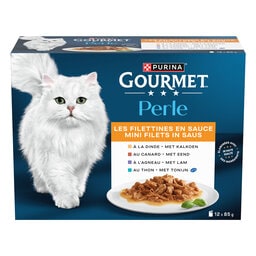 Gourmet | Perle | Kattenvoeding | Adult | Mini Filets | Vis 