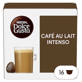 Nescafé | Dolce Gusto | Café au Lait Intenso | 16 capsules 