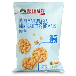 Delhaize | Maiswafels | Paprika | Mini 