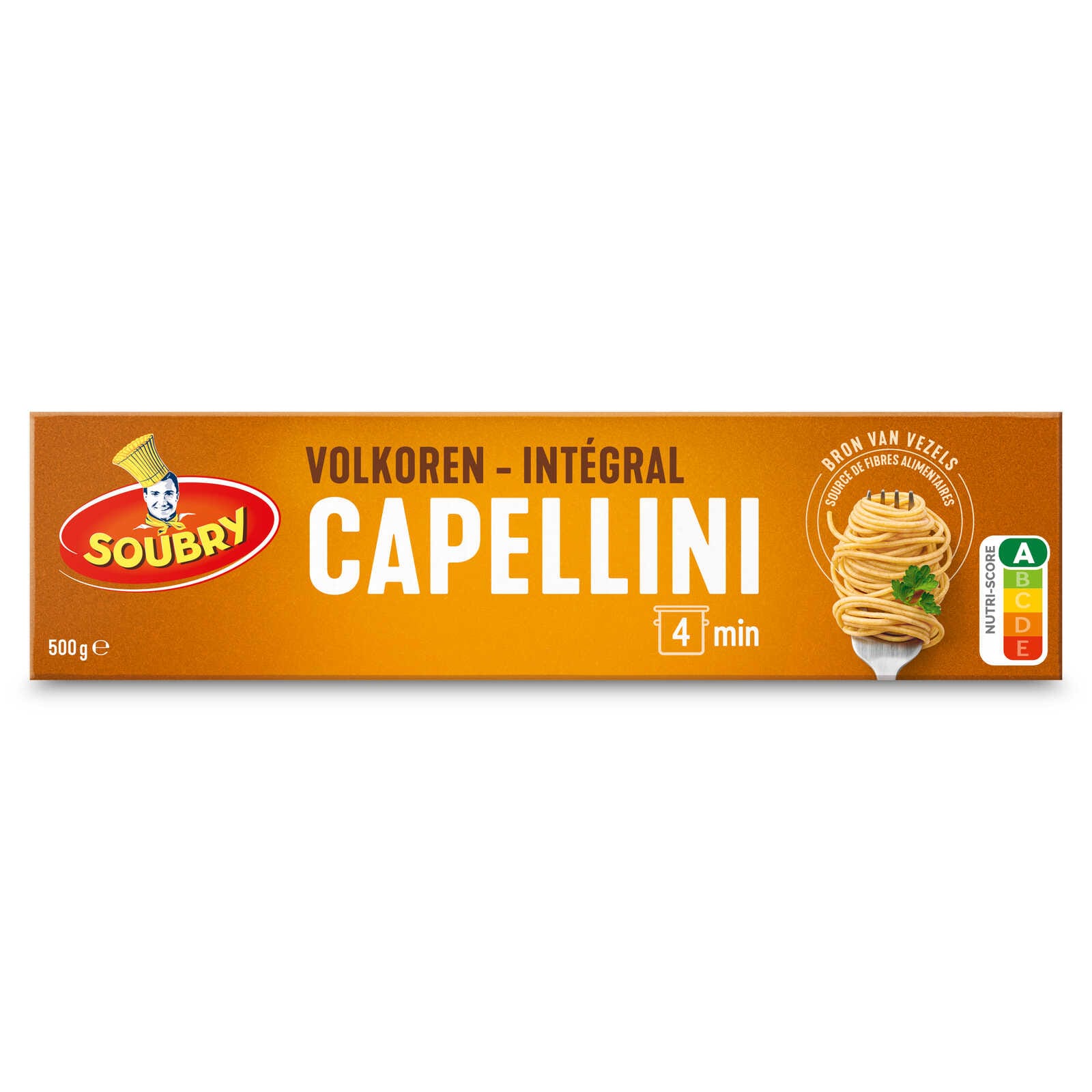 Soubry Pasta | Capellini | Volkoren