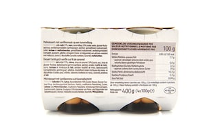 Delhaize | Liégeois | Vanille-Karamel 4 x 100 gr