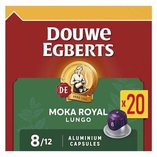 Douwe Egberts | Koffie | Lungo | Moka Royal 8 | Caps 