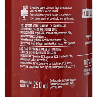 Delhaize | Jus | Pomme | Ananas | Framboise 