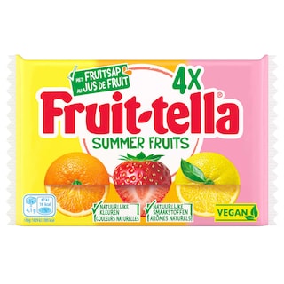 Fruittella | Snoepjes | Aardbeien | 4-pack 