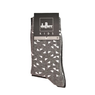 duParc | Chaussettes enfants | triangles gris | 31/34 