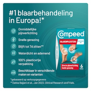 Compeed | Blarenpleisters | Mixpack | 6st 6 st