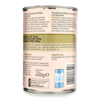 Delhaize | Chair de tomates | Herbes 