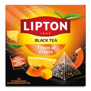 Lipton | Thee | Zwart | Tropisch fruit | Zakjes 