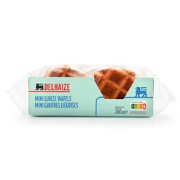 Delhaize | Gaufres | Mini gaufres sucrées 8 x 35 gr
