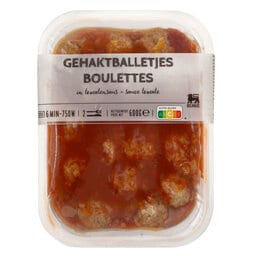 Delhaize | Boulettes | Sauce tomate 