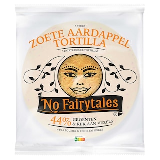 No Fairytales | Tortilla wraps | Zoete aardappel 