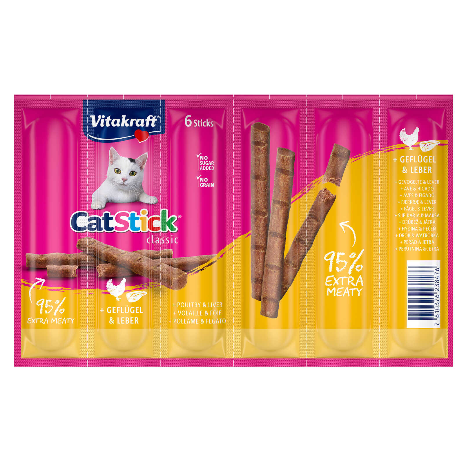 Vitakraft Kattensnacks | Sticks | Gevogelte