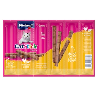 Vitakraft | Kattensnacks | Sticks | Gevogelte 