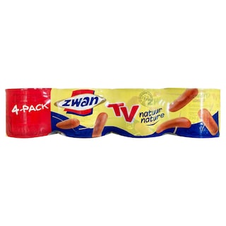 Zwan | Saucisse | Nature | 4 Pack 
