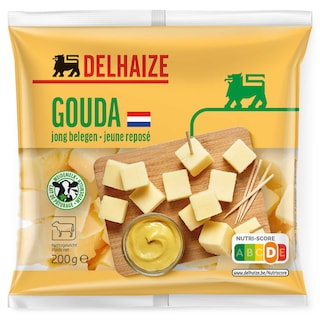 Delhaize | Cubes | Gouda | Jong belegen 
