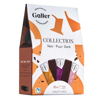 Galler | Pocketbag | Mini bâtons | Assortiment noir 144 gr