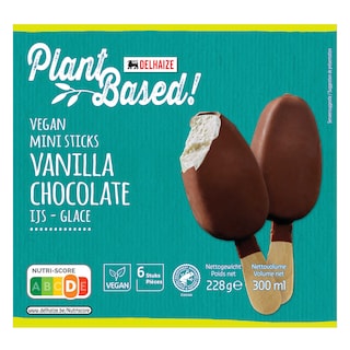 Delhaize | Plant-Based | Mini sticks | Vegan 6 x 5 cl