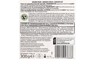 Delhaize | Gouda| Vieux | 10 tranches 