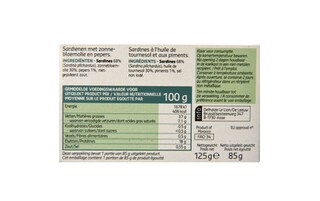 Delhaize | Sardienen | Pepers 