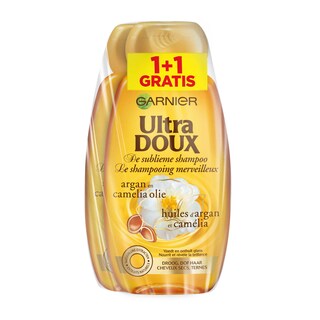 Ultra Doux | Shampooing | Merveilleux | Huile d'Argan et Camelia | 1+1 