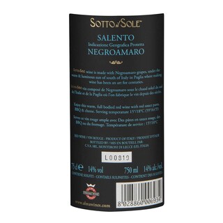 Italie - Italië | Puglia - Salento IGT | Soto Il Sole Negroamaro 2017 