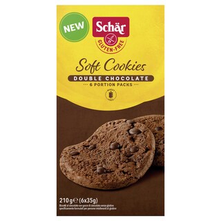 Schär | Soft | Cookies | Double chocolade 210 gr