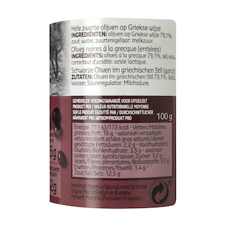 Delhaize | Olives | Noires | Grecque 