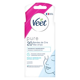 Veet | PURE | Koude Wasstrips | Gezicht | 20 st 