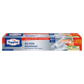 Toppits | Foil Aluminium | Easy Cut System | 35+7m 