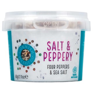 Cornish Sea Salt | Zout | Zwart peper 60 gr