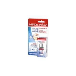 Mercurochrome | Vloeibare pleister | Voor kleine snijwonden 32,5 cl